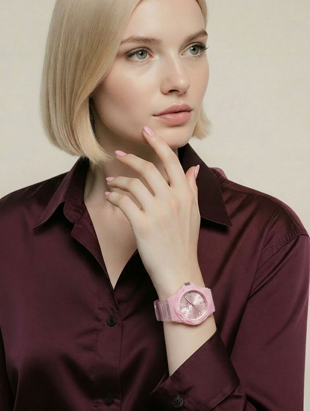Invicta Pink Transparent Women's Watch
